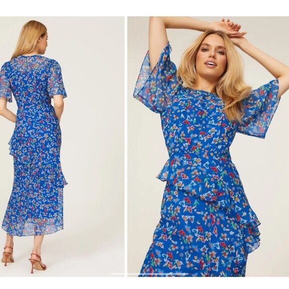 SALONI Vida Ruffled Dress - Picture 2 of 8